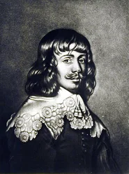 William Hamilton (1616-51) 2º Duque de Hamilton, ilustración de Retratos de Personajes Ilustres en la Historia Británica, grabado por Robert Dunkarton (1744-c.1817)